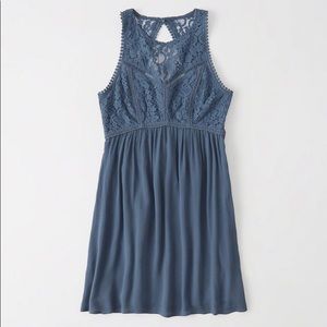 Blue lace Abercrombie dress